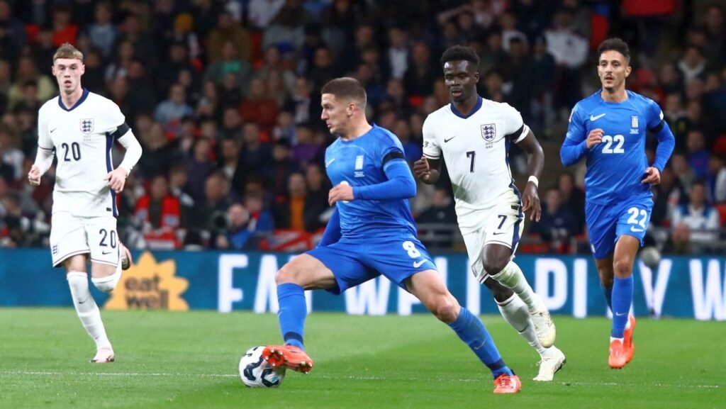 [372474] NATIONS LEAGUE 2024-2025 / ΑΓΓΛΙΑ - ΕΛΛΑΔΑ (ΜΑΡΚΟΣ ΧΟΥΖΟΥΡΗΣ / EUROKINISSI)